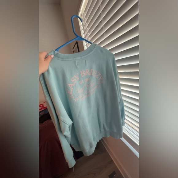 Old Navy Sky Blue Fleece Pullover - Picture 1 of 4